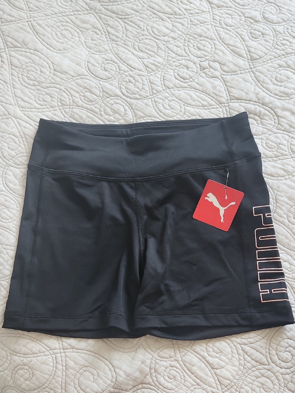 Puma Black Athletic Shorts M